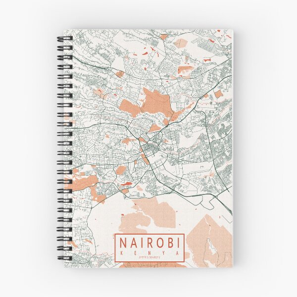 Item preview, Nairobi City Map of Kenya  - Bohemian designed and sold by deMAP.