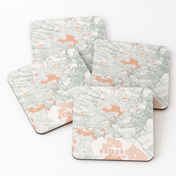 Item preview, Nairobi City Map of Kenya  - Bohemian designed and sold by deMAP.