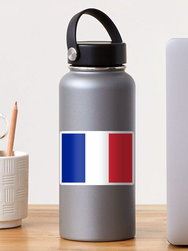 Thumbnail 1 of 3, Sticker, Official Flag of France designed and sold by mrawfle.