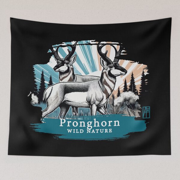 Item preview, Pronghorn - WILD NATURE - PRONGHORN -11 designed and sold by ArtProjectShop.