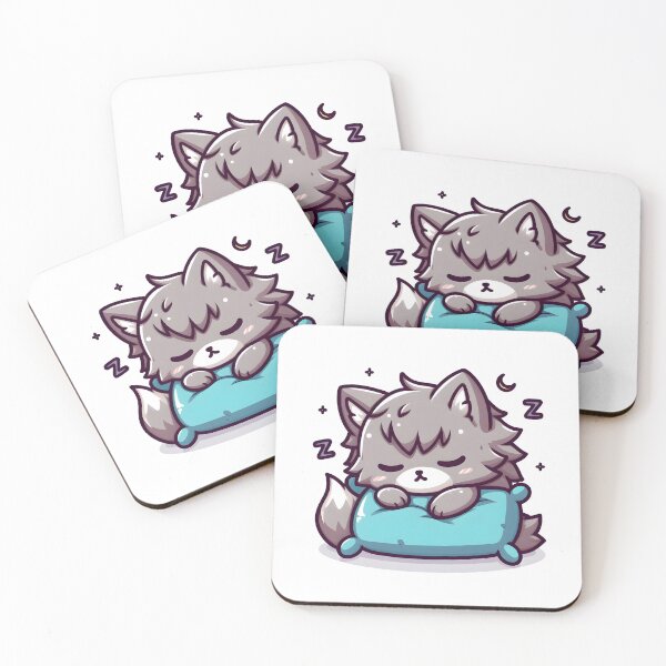 Item preview, Kawaii Precious Werewolf: A Fluffy Pillow designed and sold by CanvasCutie.