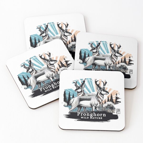 Item preview, Pronghorn - WILD NATURE - PRONGHORN -12 designed and sold by ArtProjectShop.