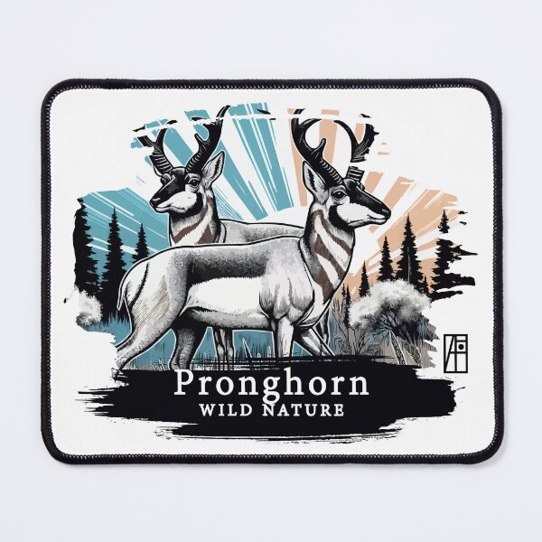 Item preview, Pronghorn - WILD NATURE - PRONGHORN -12 designed and sold by ArtProjectShop.