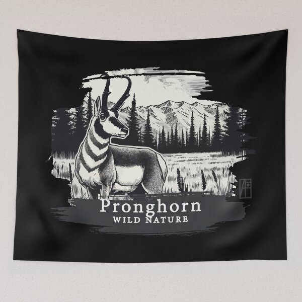 Item preview, Pronghorn - WILD NATURE - PRONGHORN -13 designed and sold by ArtProjectShop.