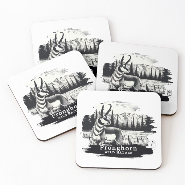 Item preview, Pronghorn - WILD NATURE - PRONGHORN -14 designed and sold by ArtProjectShop.