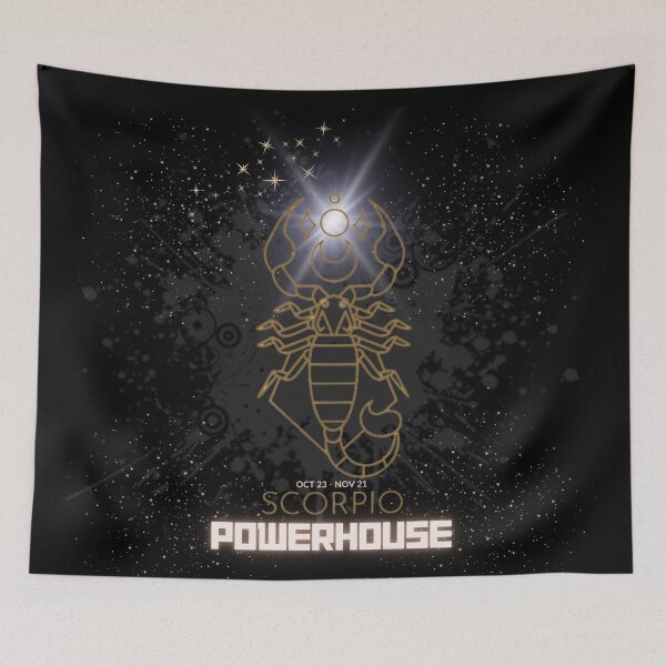 Item preview, Mystical Scorpio: Embrace the Power of the Zodiac "black" designed and sold by IDoMatterROSASS.