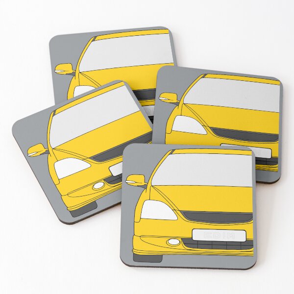 Item preview, Honda Civic 7th generation yellow designed and sold by EdimDesign.
