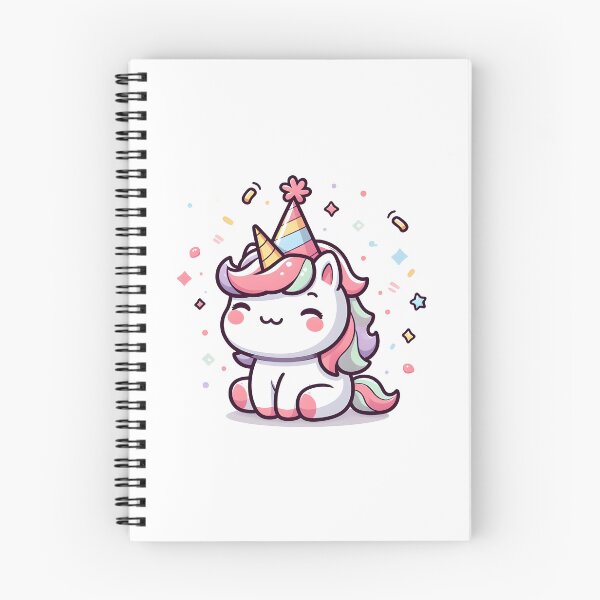 Item preview, Kawaii Adorable Unicorn: A Party Hat designed and sold by CanvasCutie.