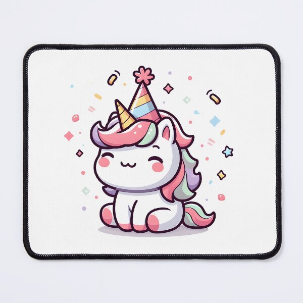 Item preview, Kawaii Adorable Unicorn: A Party Hat designed and sold by CanvasCutie.