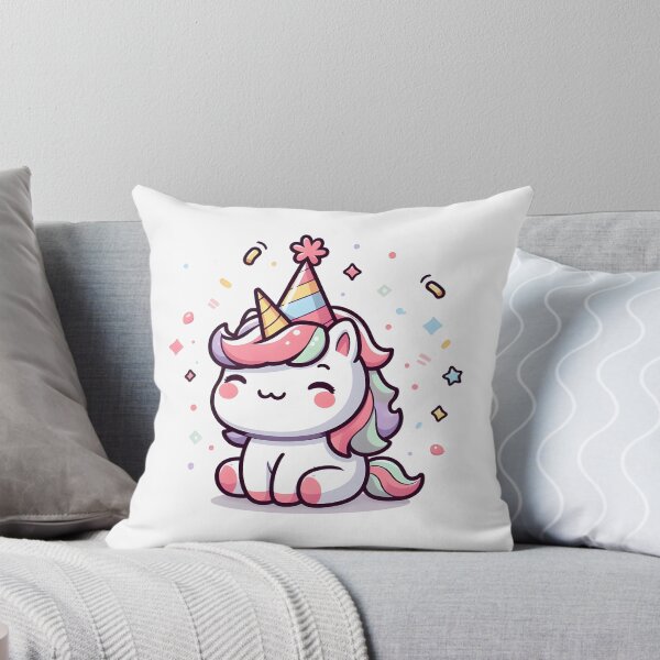 Item preview, Kawaii Adorable Unicorn: A Party Hat designed and sold by CanvasCutie.