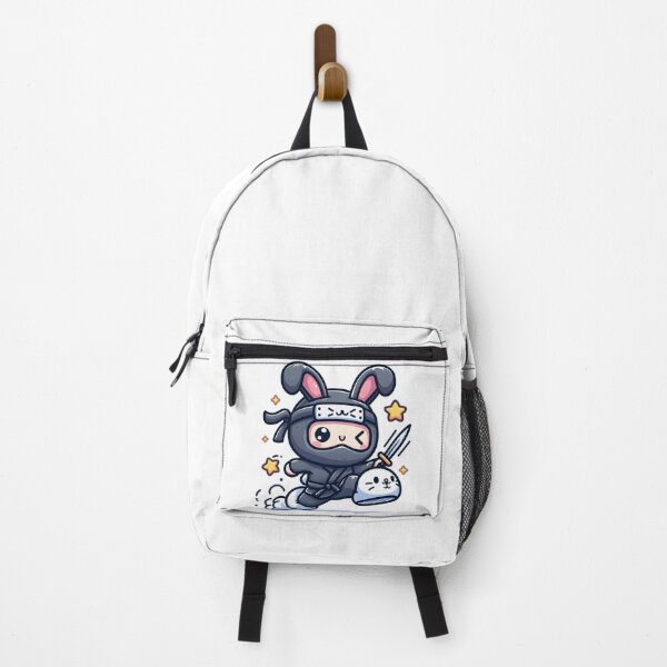 Item preview, Kawaii Ninja With Bunny Slippers designed and sold by CanvasCutie.