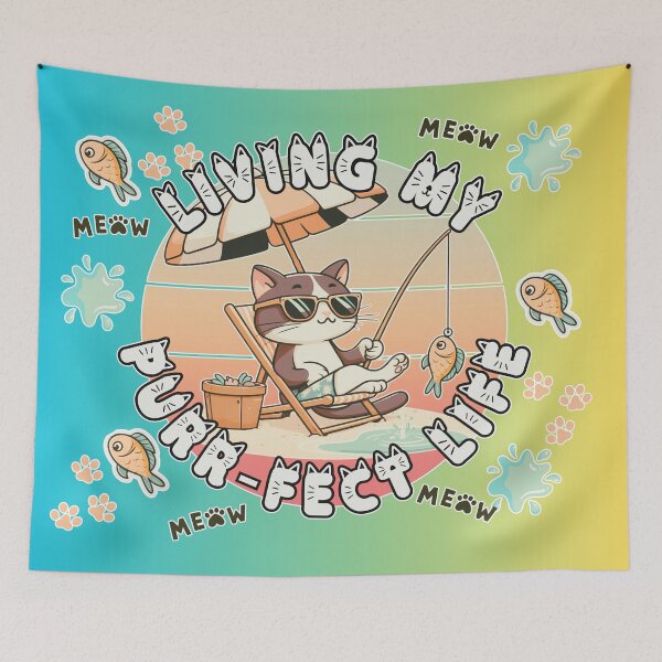 Item preview, Living my purr-fect life designed and sold by Fr0mtheMachine.