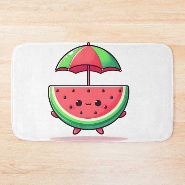 Item preview, Kawaii Watermelon With Tiny Umbrella designed and sold by CanvasCutie.