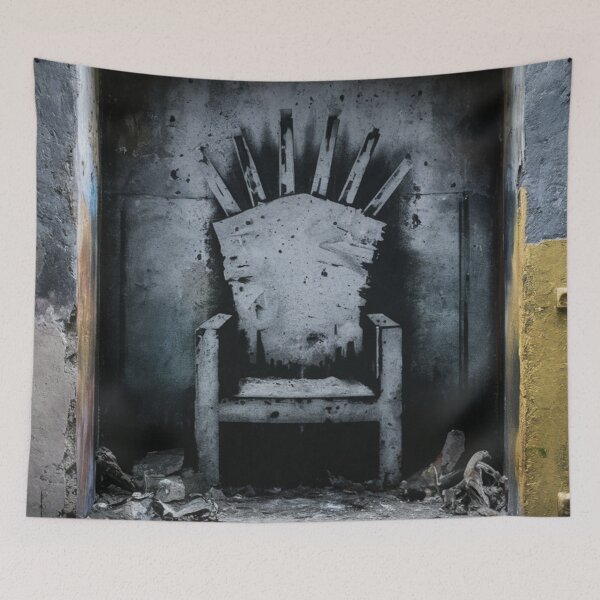 Item preview, Throne Stencil Graffiti designed and sold by Bomax121.