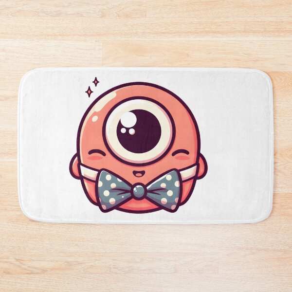 Item preview, Kawaii Darling Cyclops With Polka Dot Bowtie designed and sold by CanvasCutie.
