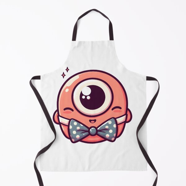 Item preview, Kawaii Darling Cyclops With Polka Dot Bowtie designed and sold by CanvasCutie.