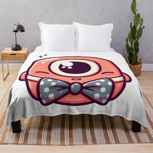 Item preview, Kawaii Darling Cyclops With Polka Dot Bowtie designed and sold by CanvasCutie.