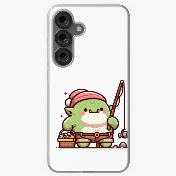 Item preview, Kawaii Chubby Ogre: A Fishing Rod designed and sold by CanvasCutie.