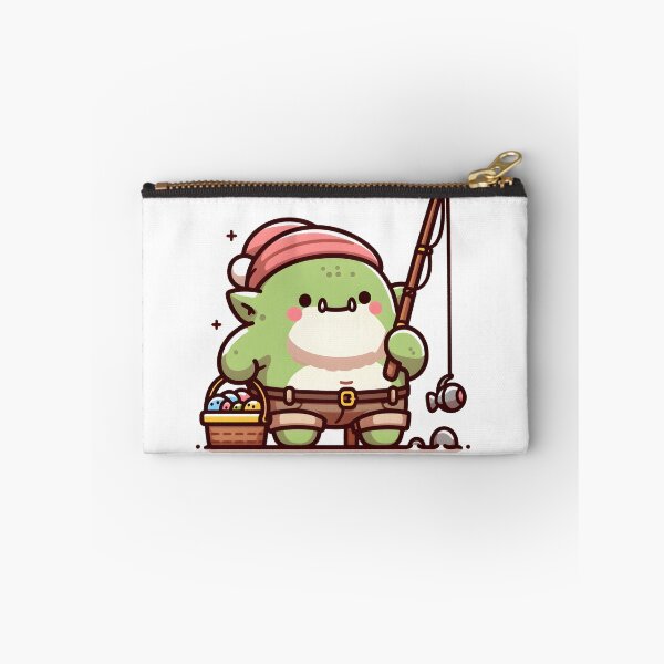 Item preview, Kawaii Chubby Ogre: A Fishing Rod designed and sold by CanvasCutie.