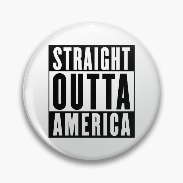 Item preview, STRAIGHT OUTTA AMERICA designed and sold by DRIPPED-STORE.