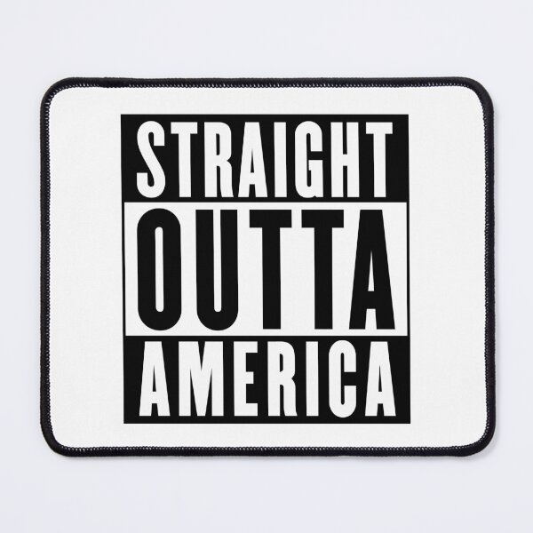 Item preview, STRAIGHT OUTTA AMERICA designed and sold by DRIPPED-STORE.