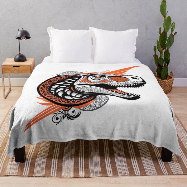 Item preview, T-Rex Oranage and White designed and sold by DigitalHeadache.