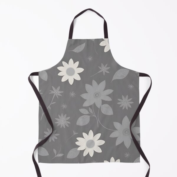 Item preview, RogerPattern - "Timeless Elegance: Shades of Gray Florals" designed and sold by RogerPattern.
