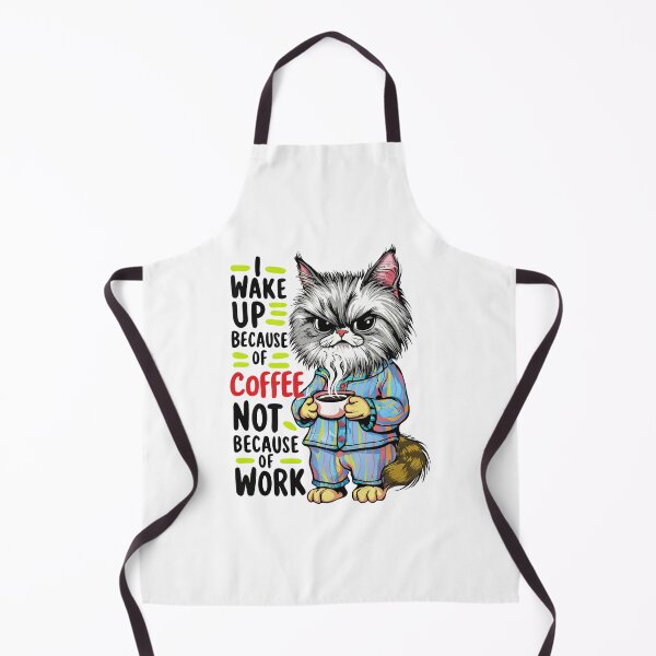 Item preview, I wake up because of coffee designed and sold by Angry Swan Designs.
