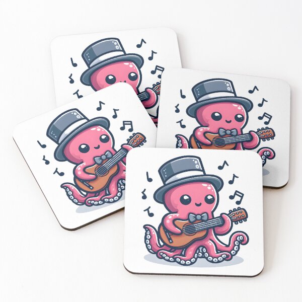 Item preview, Kawaii Octopus: A Top Hat designed and sold by CanvasCutie.