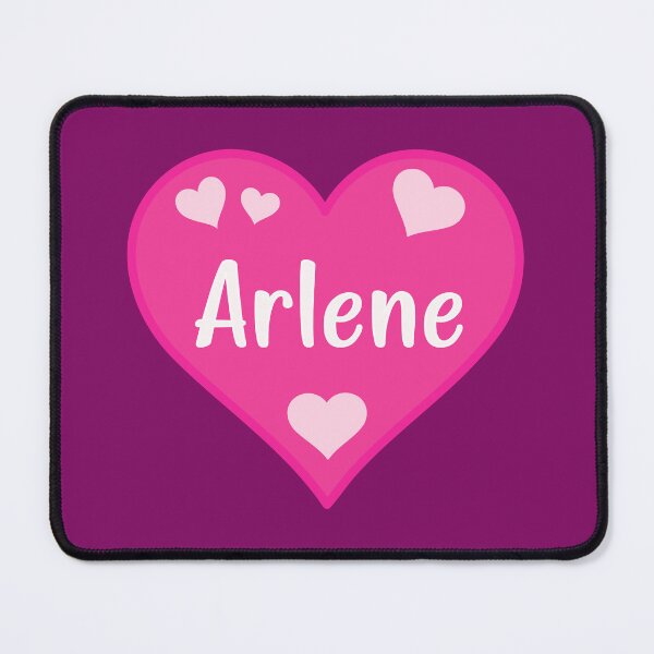 Item preview, Arlene Name Pink Heart designed and sold by Jeallan Designs.