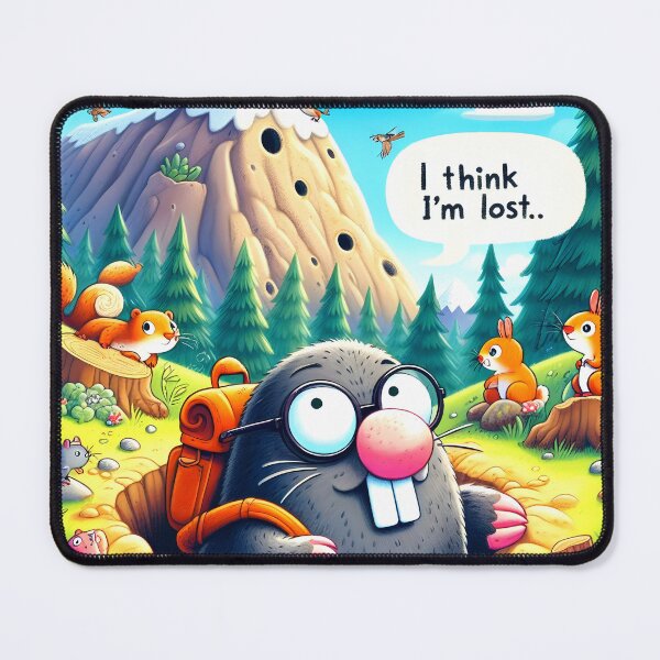 Item preview,  Lost mole. designed and sold by MyHappyArtShop.