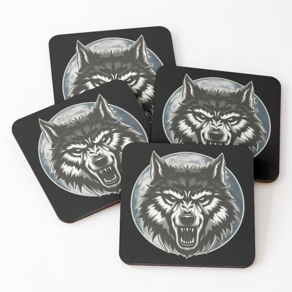 Item preview, Moonlit Wolf Logo designed and sold by PolygonPinnacle.