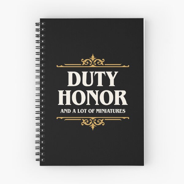 Item preview, Duty Honor and A Lot of Miniatures Funny Wargaming designed and sold by pixeptional.