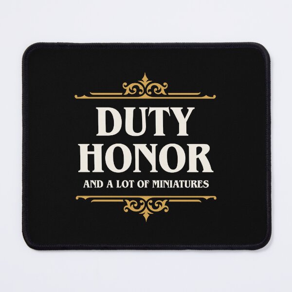 Item preview, Duty Honor and A Lot of Miniatures Funny Wargaming designed and sold by pixeptional.