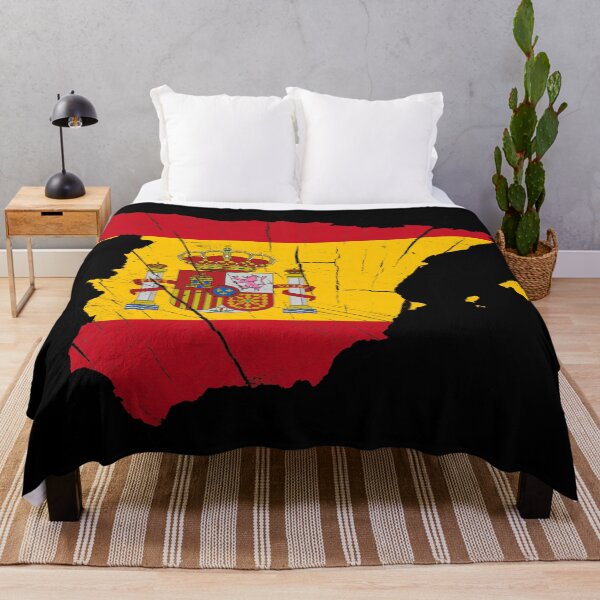 Artikelvorschau, Espana Spanien Flagge Karte Holzoptik entworfen und verkauft von Blok45.