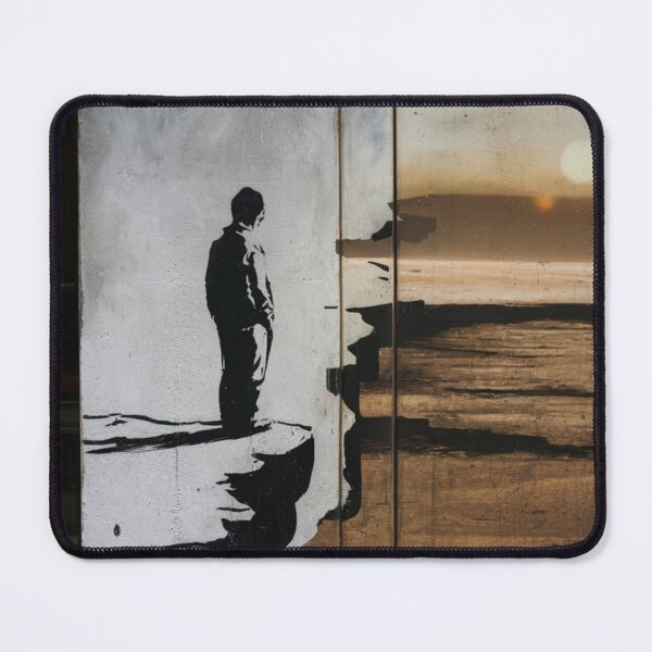 Item preview, Man in Desert Stencil Graffiti designed and sold by Bomax121.