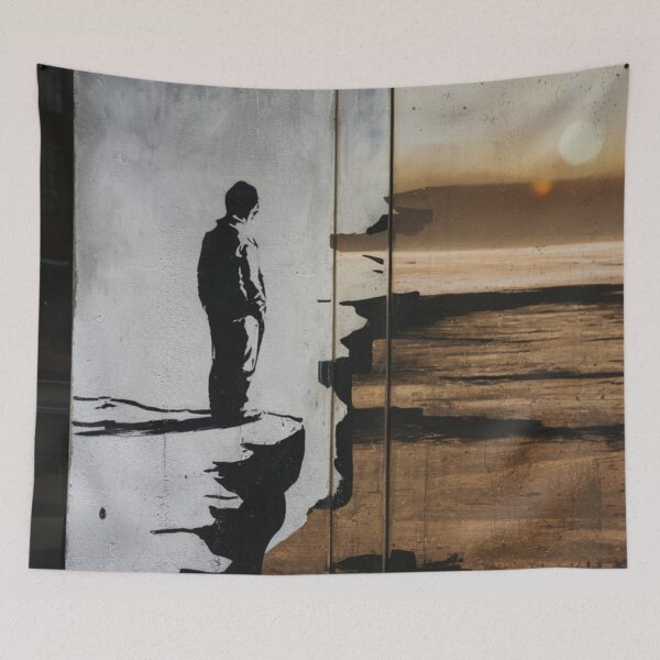 Item preview, Man in Desert Stencil Graffiti designed and sold by Bomax121.