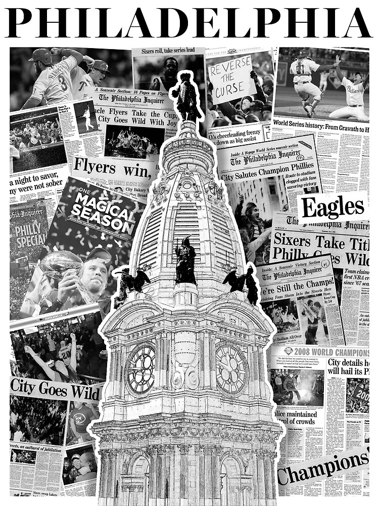 Thumbnail 3 of 3, Poster, Philadelphia Wins it all designed and sold by Rockys-Randoms.