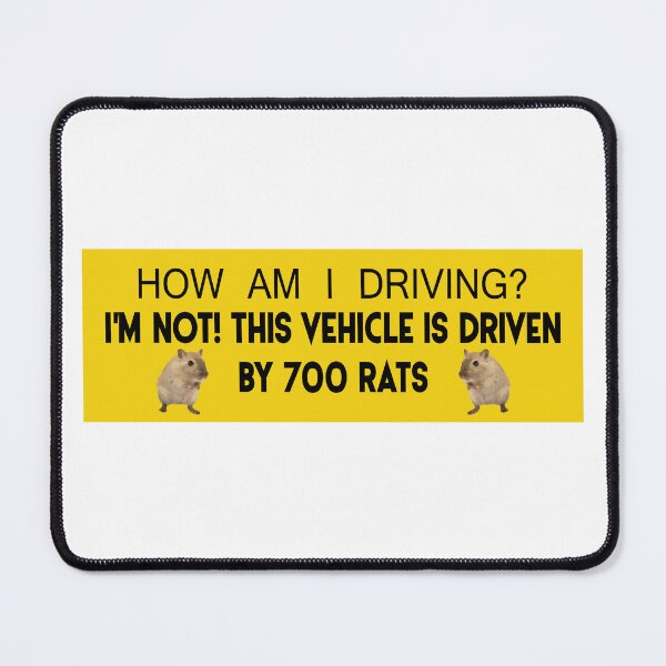 Item preview, RATS - Funny Bumper designed and sold by BUMPER-STICKERS.