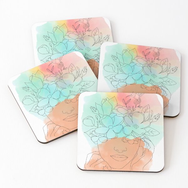 Item preview, Abstract Woman Portrait Line Art designed and sold by Dhapatternshop.
