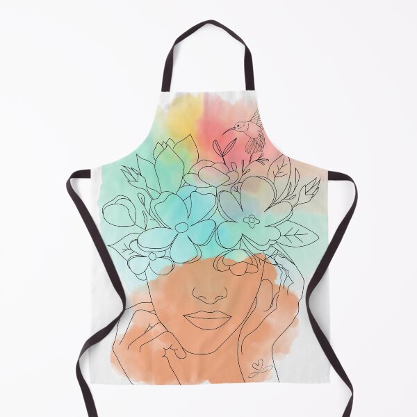 Item preview, Abstract Woman Portrait Line Art designed and sold by Dhapatternshop.