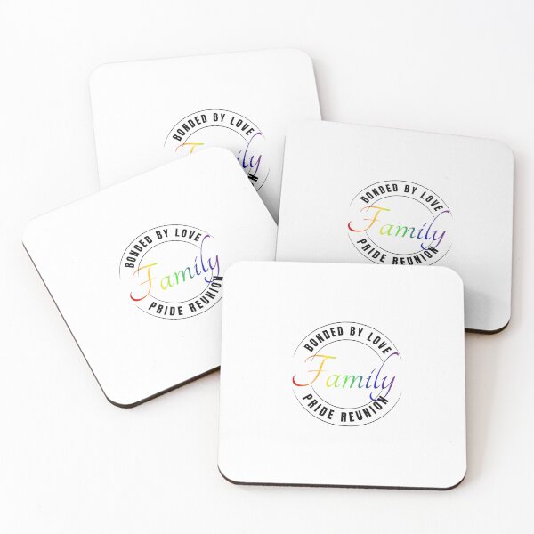 Item preview, Bonded By Love, Family Pride Reunion Slogan, Rainbow Text, LGBTQ+ Family Pride  Tees,   designed and sold by PrideBeProud.