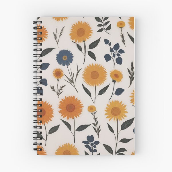 Item preview, RogerPattern - "Singular Beauty: Yellow and Blue Floral Elegance" designed and sold by RogerPattern.