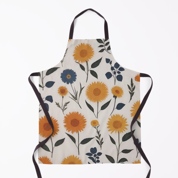 Item preview, RogerPattern - "Singular Beauty: Yellow and Blue Floral Elegance" designed and sold by RogerPattern.
