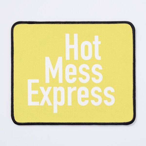 Item preview, Hot Mess Express Version Seven - Yellow Background designed and sold by TeaLimeTwo.