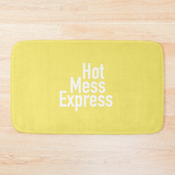 Item preview, Hot Mess Express Version Seven - Yellow Background designed and sold by TeaLimeTwo.