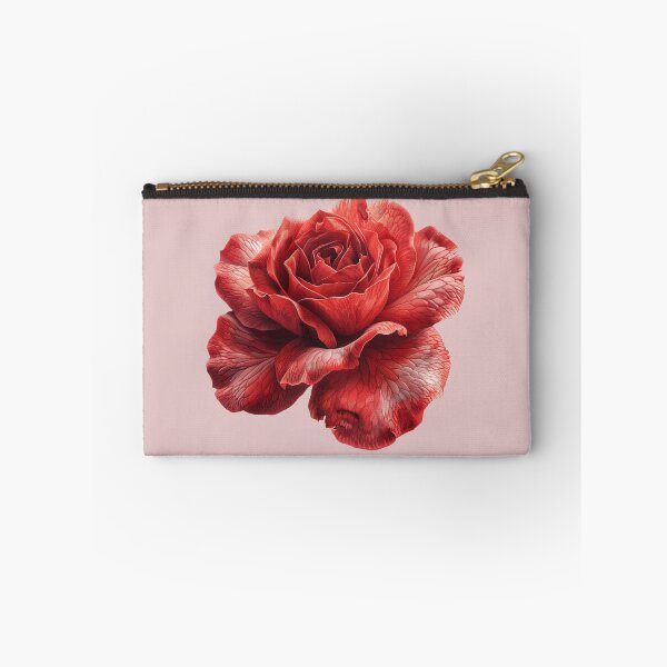 Item preview,  "Blooming beauty - close-up of delicate details of red rose on white background" designed and sold by SBD-Shop.