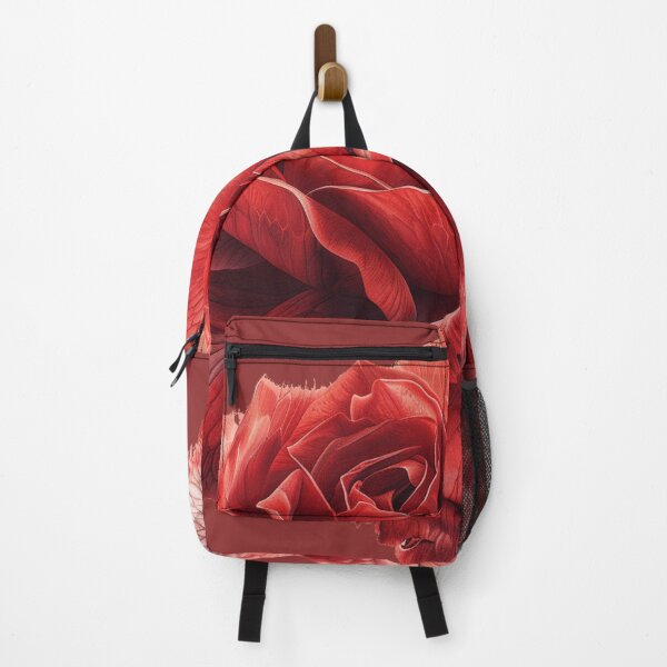 Item preview,  "Blooming beauty - close-up of delicate details of red rose on white background" designed and sold by SBD-Shop.