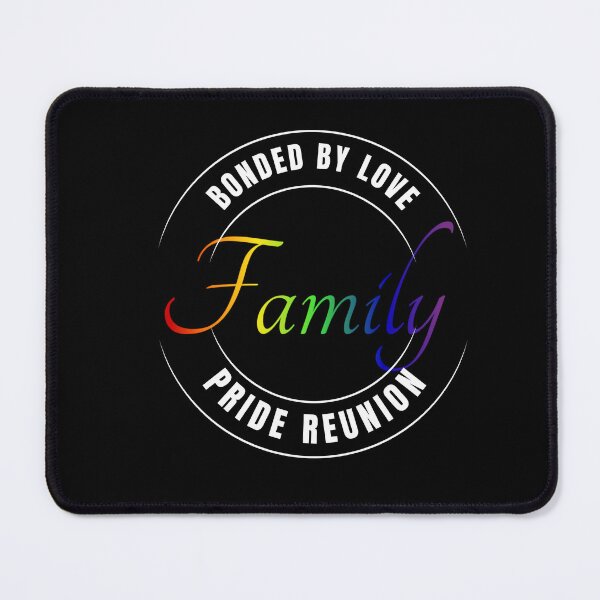 Item preview, Bonded By Love, Family Pride Reunion Slogan, Rainbow Text, LGBTQ+ Family Tees, Pride Festival Tees, Positive Slogan Tees,   designed and sold by PrideBeProud.