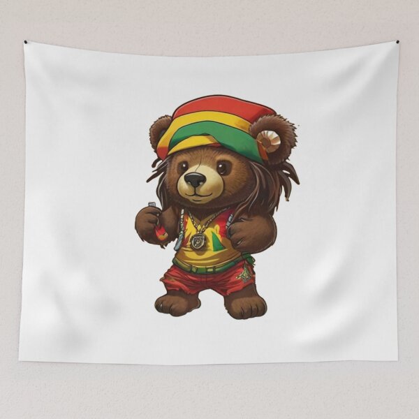 Item preview, Rasta Bear designed and sold by Angelle55.